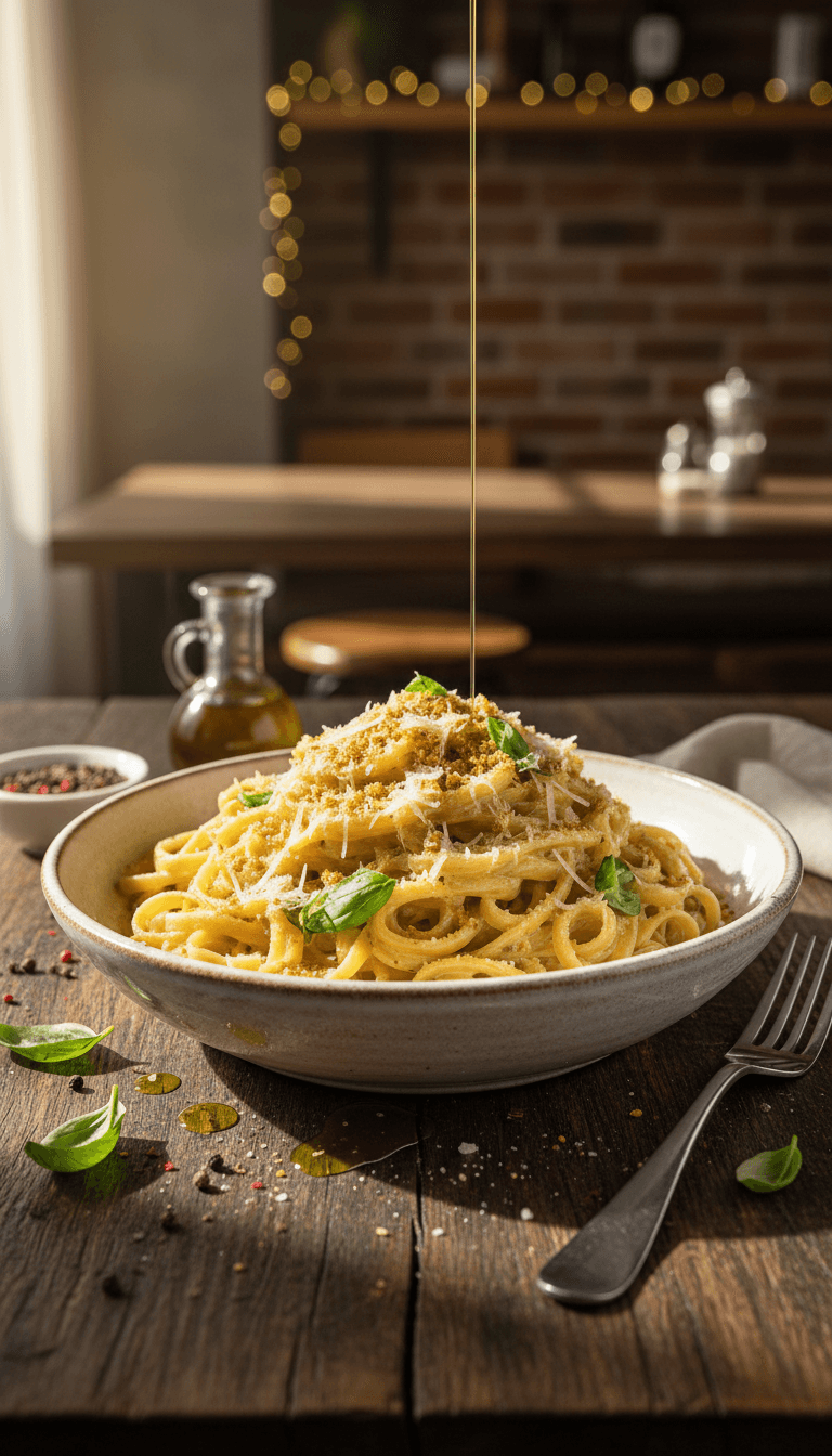 Fettuccine with salmon and capers